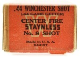 Excellent Sealed 44 WCF Winchester Shot 44 Game Getter Ammo No. 8 50 R - 5 of 7