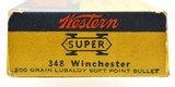 Western 348 Winchester 200gr. Soft Point Super-X Ammo - 2 of 5