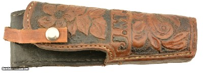 Custom RH Brown Leather Holster by J. Don McLean 1911 Auto