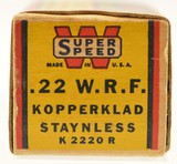 Scarce 1938 Winchester Super Speed 22 WRF Kopperklad No Patent - 4 of 5