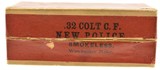 Winchester 32 Colt New Police Picture Box Ammo Partial Box - 2 of 7