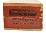 Winchester 32 Colt New Police Picture Box Ammo Partial Box - 3 of 7