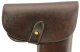 Rare Webley & Scott 1909 9mm Semi-Auto Pistol Holster & Mag Pouch - 2 of 15