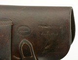 Rare Webley & Scott 1909 9mm Semi-Auto Pistol Holster & Mag Pouch - 6 of 15