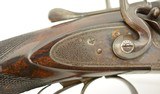 Excellent Antique W. &. C. Scott Double Hammer 12 GA 1886 Engraved Swa - 7 of 15