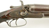 Excellent Antique W. &. C. Scott Double Hammer 12 GA 1886 Engraved Swa - 6 of 15