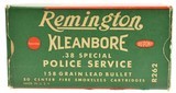 Remington 38 Special Police Service Ammo 158 Grain Lead 50 Rds - 1 of 5