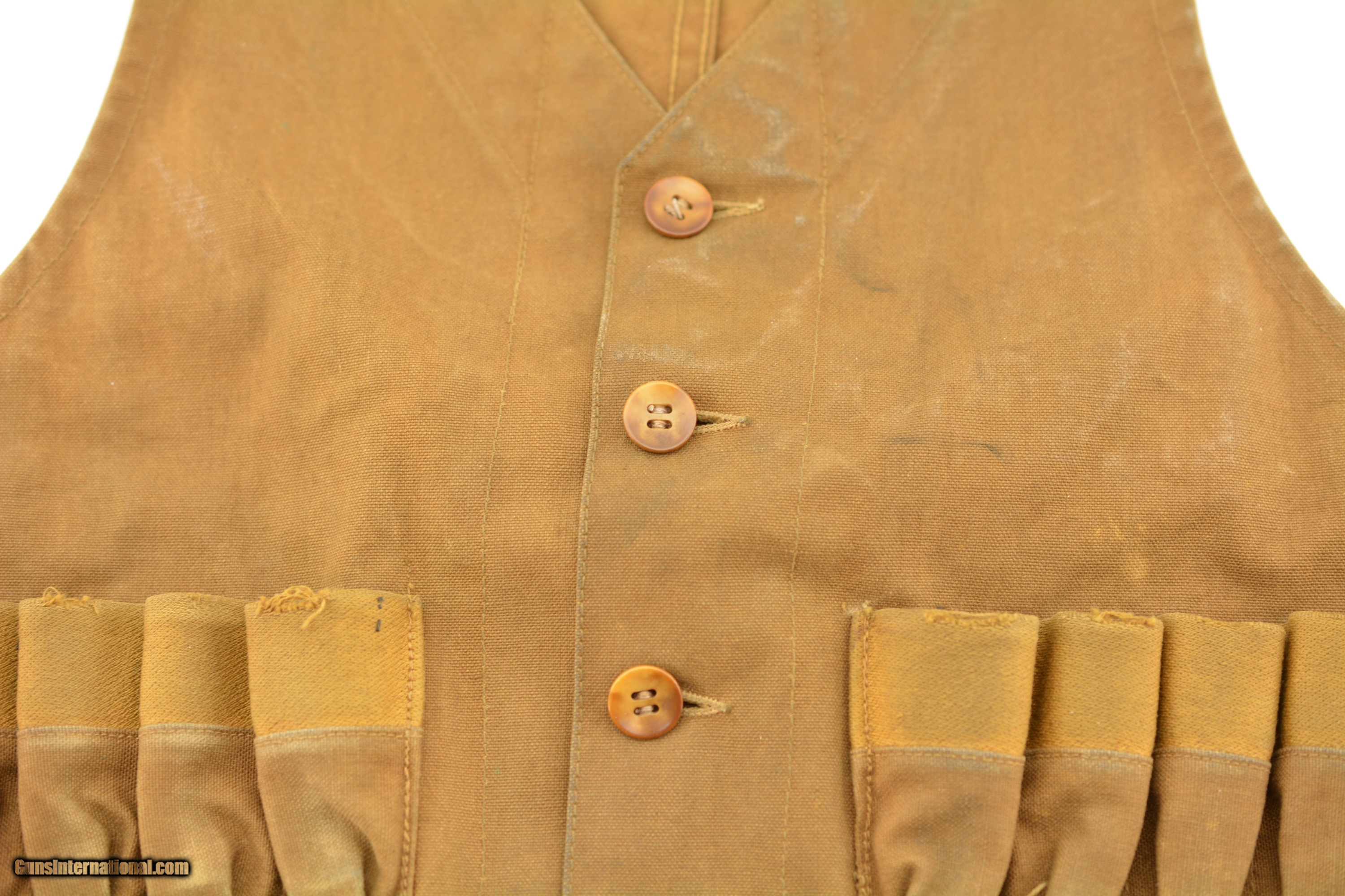 Vintage Duxbak Utica NY Canvas Duck Bird Hunting Shotgun Shell Vest