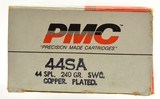 PMC 44 Special Ammo 240 Grain Copper Plated SWC Bullets - 2 of 3