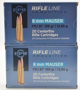 PPU Prvi Partizan 8mm Mauser 198gr. FMJ BT 40 Rounds - 1 of 3