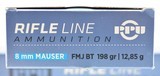 PPU Prvi Partizan 8mm Mauser 198gr. FMJ BT 40 Rounds - 2 of 3