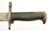 WWII UFH M1905 Bayonet 1943 W/M3 Scabbard - 6 of 13