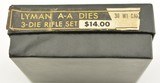 Lyman All-American 3-Die Rifle Set 30 M1 Carbine - 5 of 5