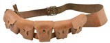 WWI British 1903 Pattern Ammunition Bandolier 5 Pocket 1918 - 1 of 6