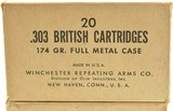 WW2 Winchester .303 British Cartridges 174gr. FMJ 40 rounds Ammo - 2 of 3