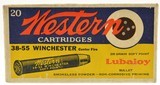 Excellent Western 'Bullseye' Target Logo Box 38-55 Ammo Lubaloy 255 Gr - 1 of 7