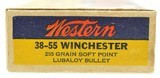 Excellent Western 'Bullseye' Target Logo Box 38-55 Ammo Lubaloy 255 Gr - 3 of 7