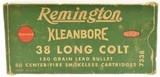 Remington Kleanbore 38 Long Colt Ammunition 150 Grain Lead 50 Rounds - 1 of 4