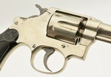 S&W .32 Hand Ejector 3rd Model Revolver Nickel Finish - 3 of 12