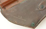 WWII M1 Garand Leather Jeep Motorcycle Scabbard Nickel & Son 1942 - 2 of 7
