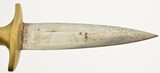WWI Push Dagger Stag Handle w/ Ross Rifle Bayonet Scabbard - 3 of 11