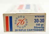 Winchester Bicentennial "76" 30-30 Win. 150 GR. Silver Tip - 4 of 7