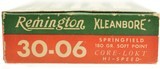 Post War Remington Kleanbore Hi-Speed 30-06 Ammo 180 Gr Soft Point - 3 of 5