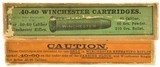 Colorful Full Box Winchester 40-60 Black Powder Ammo Full Box - 1 of 7