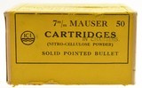 Vintage Kynoch 7mm Mauser Rifle Cartridges in Chargers - 4 of 5