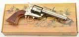 Nickel Taylor's & Co. 1873 Cattleman SA Cowboy Revolver 45 LC 4" LNIB - 1 of 13