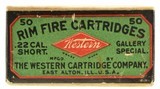 Sealed Western 22 Short Gallery Special Ammo Indoor Gallery Target Iss - 1 of 5