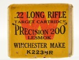 Excellent Sealed Winchester Precision 200 Ammo 22LR 1923 Issue - 3 of 5