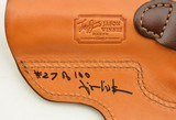 Liberty Cross SAA Revolver Holster Signed by Sheriff Jim Wilson #27 of - 3 of 3