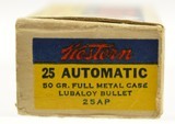 Western "Bullseye Target" Logo Box 25 Auto Lubaloy Full Box Ammo - 4 of 6