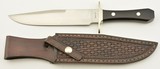 Excellent Custom J.P. Jones Coffin Handle Bowie Knife & Sheath - 2 of 12