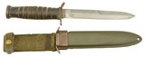 WWII US M3 Guard Marked Boker Trench/Fighting Knife with M8 Scabbard - 1 of 11