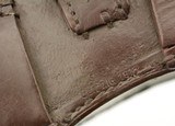 WWI Mannlicher Model 1894 Leather Ammo Pouch Bulgaria - 3 of 7