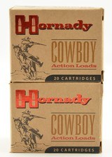 2 Boxes Hornady 45 Colt Ammunition 255 Grain Cowboy 40 Rounds - 1 of 3