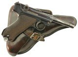 Extremely Rare DWM Death's Head Luger & Holster Bring Back - 2 of 15