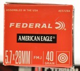 Federal American Eagle 5.7x28 mm Ammo 250 rounds - 2 of 2