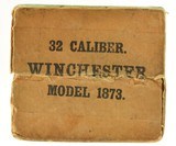 Excellent Full Winchester Black Powder Box 32 WCF Early “Central Fire" - 5 of 7