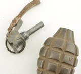 WWI US Military MKII Frag Grenade with MKI Twist-Lever Fuze - 6 of 6