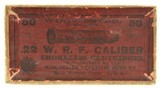 Winchester 1906 Smokeless “TRADE MARK" Top Label 22 WRF Ammo Issue - 1 of 7