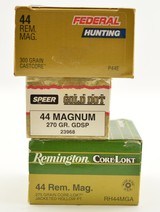 Lot of 44 Rem. Mag Hunting Ammo 65 Rounds - 2 of 3