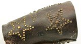 Antique Leather Star Cowboy Roping Cuffs late 1800s - 7 of 9