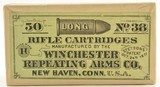 Excellent
Winchester 38 Long Rim Fire Ammo Stetson's Oct 24th Pat - 1 of 7