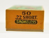 Early Sealed! Winchester Green & Red Smokeless Issue 22 Short Ammo - 6 of 7