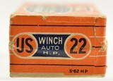 Full Sealed! Box U.S. Cartridge Co. 22 Win Auto Hollow Point Ammo - 5 of 6
