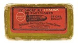 Full Sealed! 1st Remington UMC 22 Short Lesmok Ammo Red & Green - 1 of 6