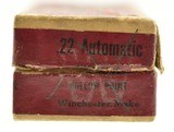 Winchester 1914 Issues 22 Win Auto Ammo Hollow Point Smokeless - 3 of 7